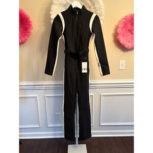 ZARA SKI  JUMPSUIT  WINDPROOF RECCO SKI COLLECTION SIZE XS NWT